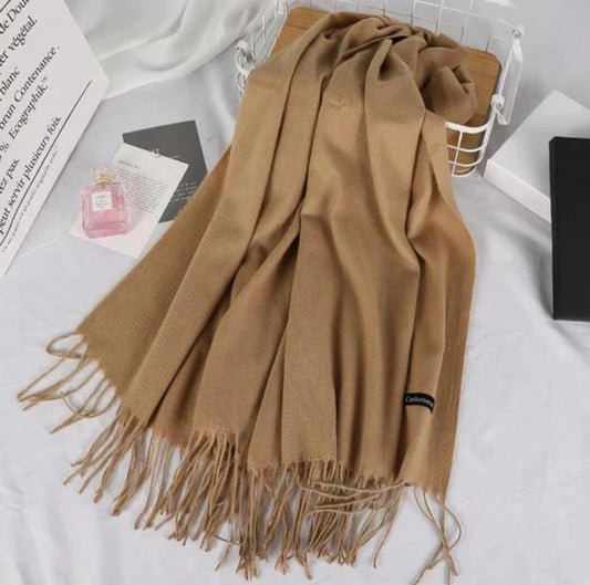 1 Pc Women’s Cashmere Plain Shawl