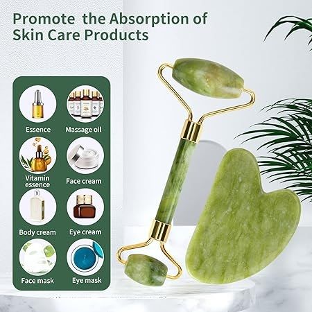 Jade Roller (plastic) Face Lift Hands Body Skin Relaxation Slimming Beauty Health Skin Care Tools