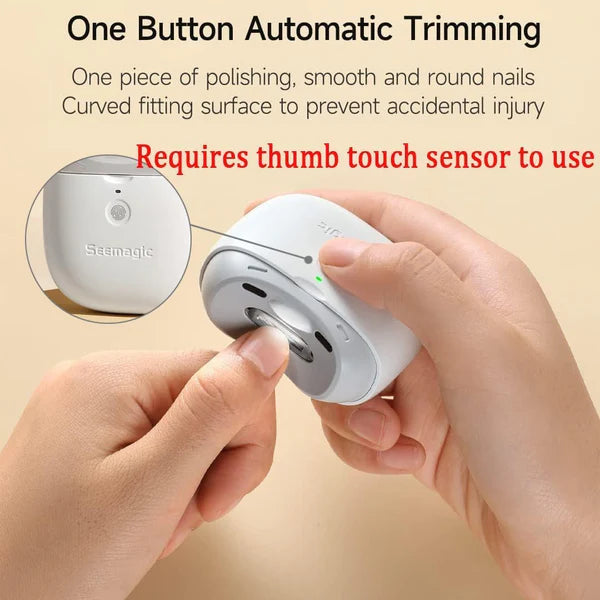 Automatic Electric Nail Clipper Trimmer For Elderly And Children Anti-splash Home Use Nail Scissors