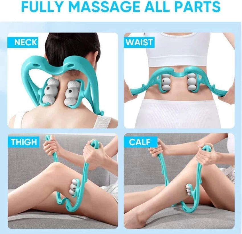 6 Wheel Pressure Point Neck Massager