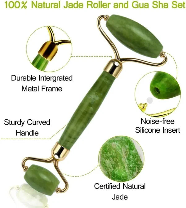 Jade Roller (plastic) Face Lift Hands Body Skin Relaxation Slimming Beauty Health Skin Care Tools