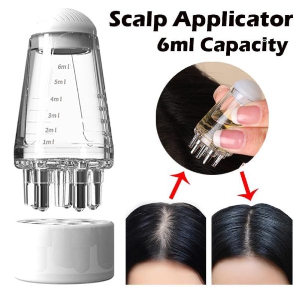 Hair Comb Scalp Liquid Applicator Portable Mini Massage Hair Comb Oil Applicator Comb 6ml